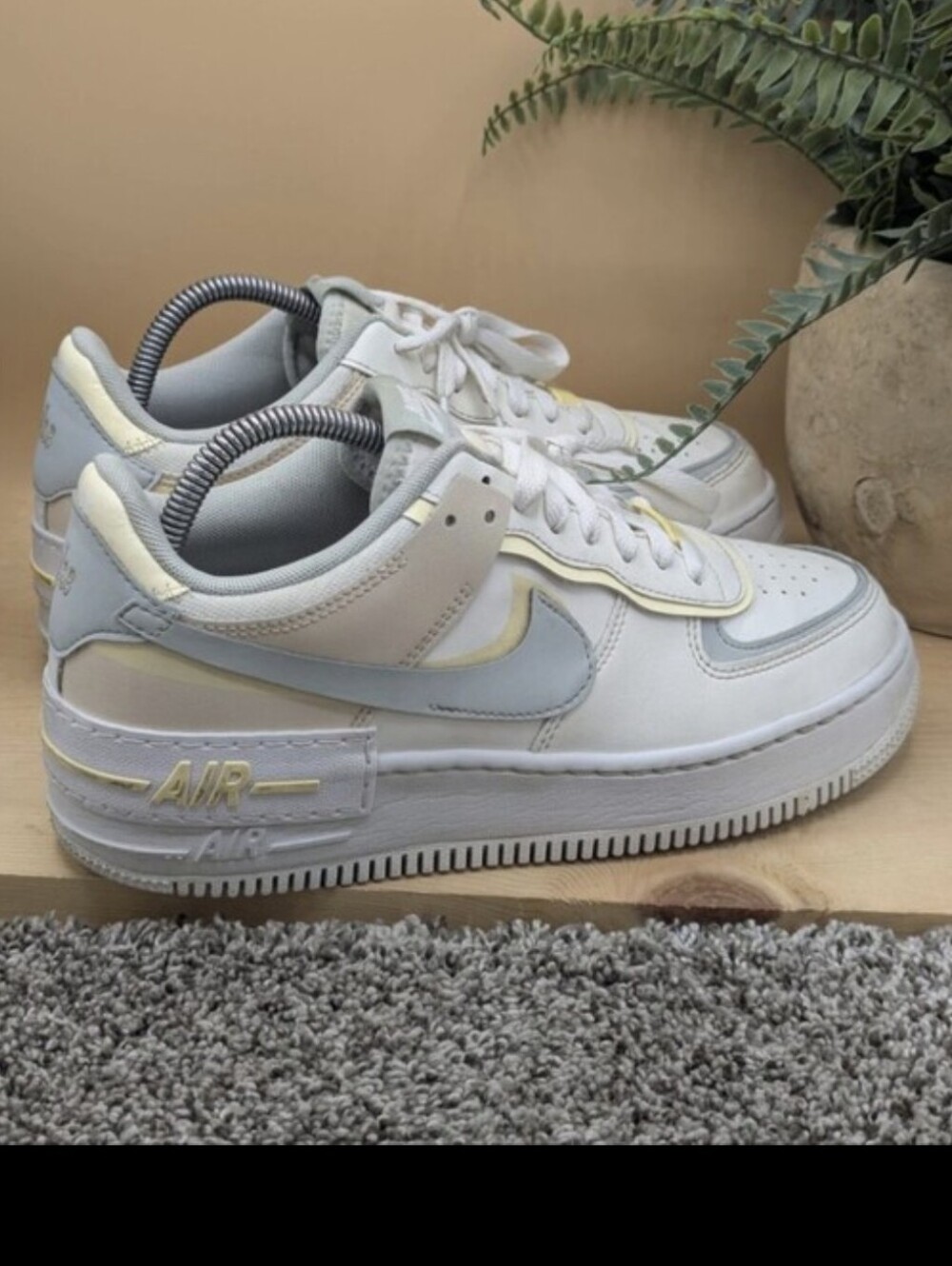 Size 9 - Nike Air Force 1 Shadow Multicolor Women's Low Top Leather Shoes